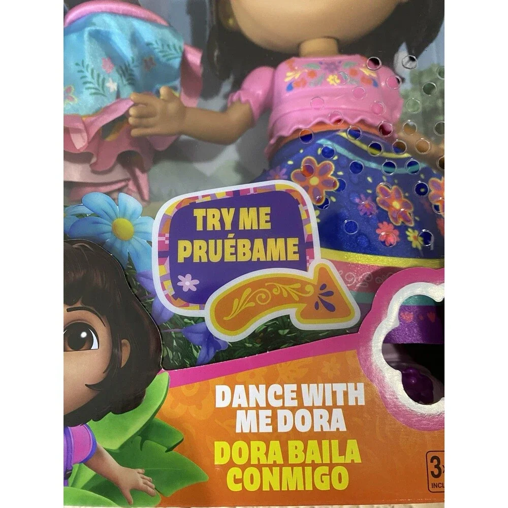 Nickelodeon Dance With Me Dora Interactive Doll Playset, 2 Skirts, 10 Songs